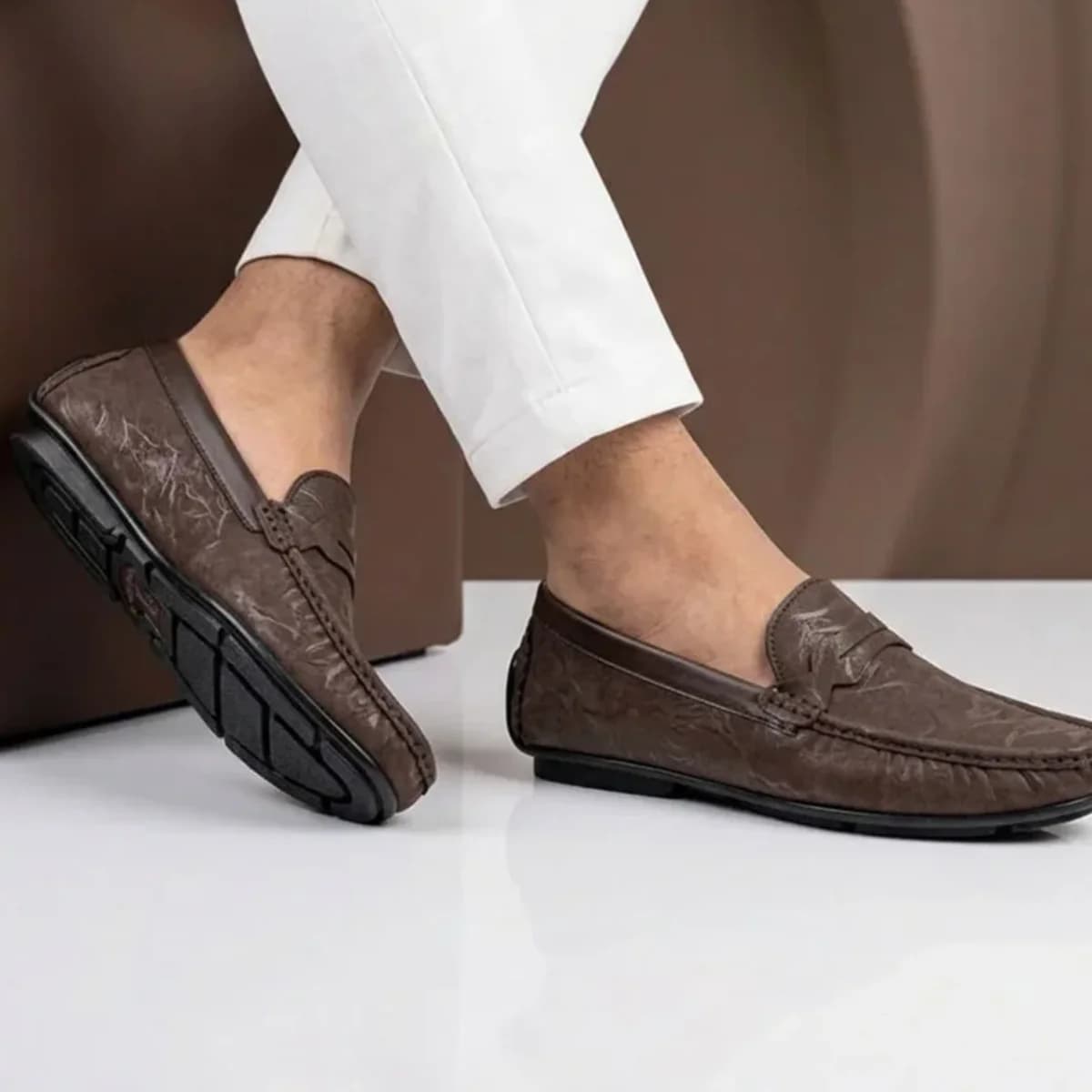 SoftShine Sadel Loafer Chocolate — view 2