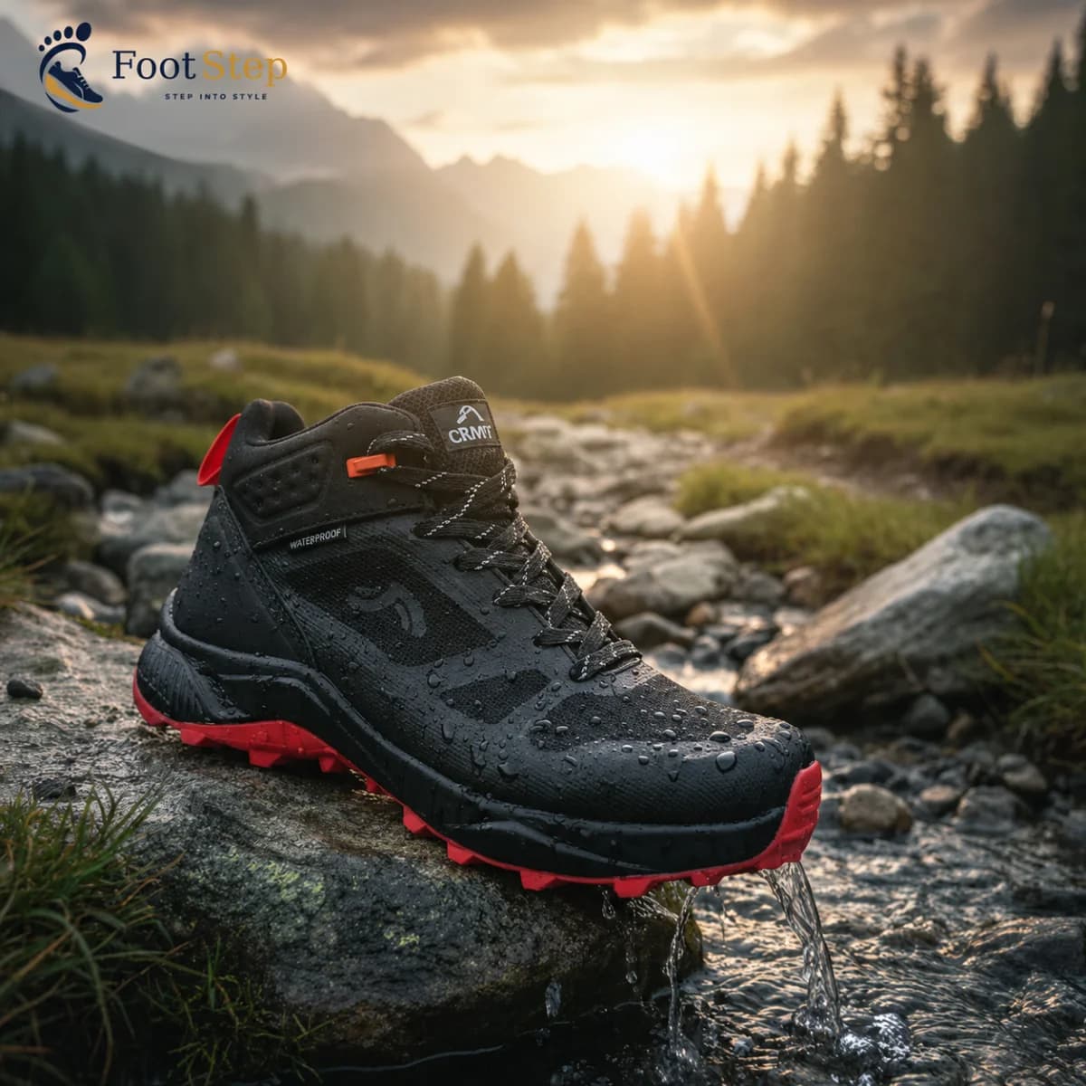 Crivit Waterproof Hiking Boot Black — view 2